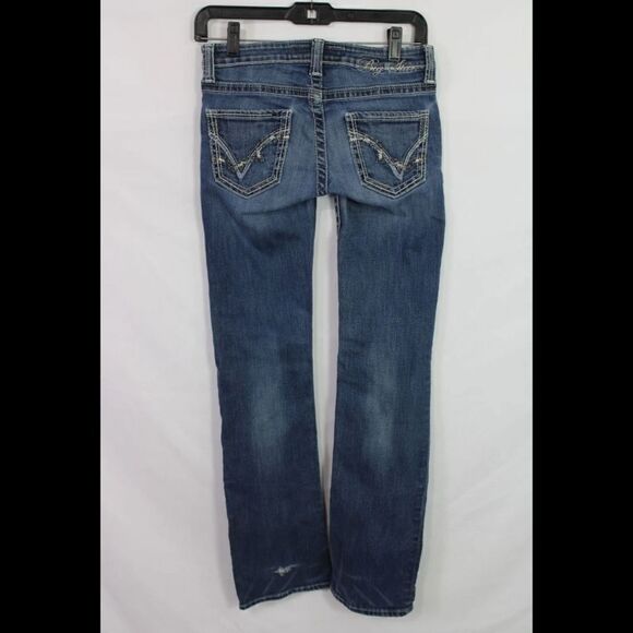 Big Star Sweet Boot Cut Womens Size 26 Blue Medium Wash Denim Low Rise Jeans - Picture 2 of 8